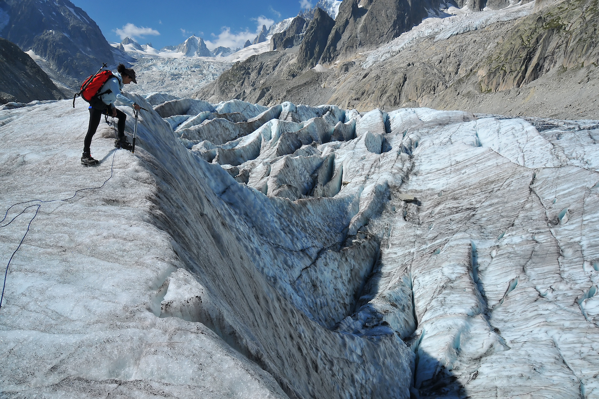 Glacier Hike and Glacier Techniques on Mer de Glace Chamonix